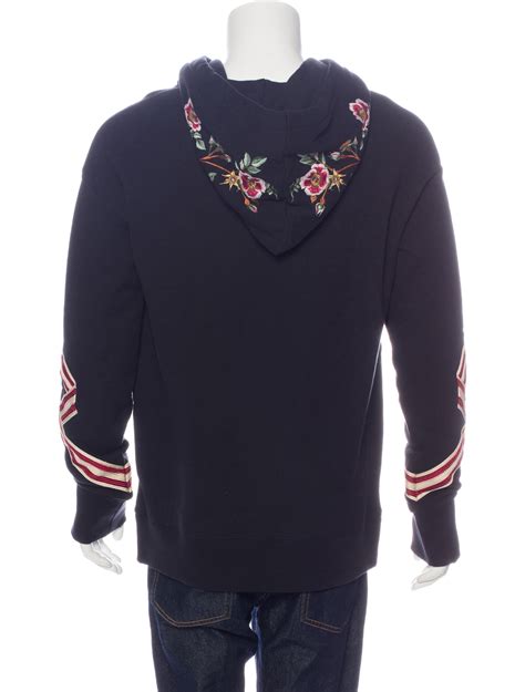 gucci flower embroidered hoodie|Gucci Embroidered Flowers Hoodie .